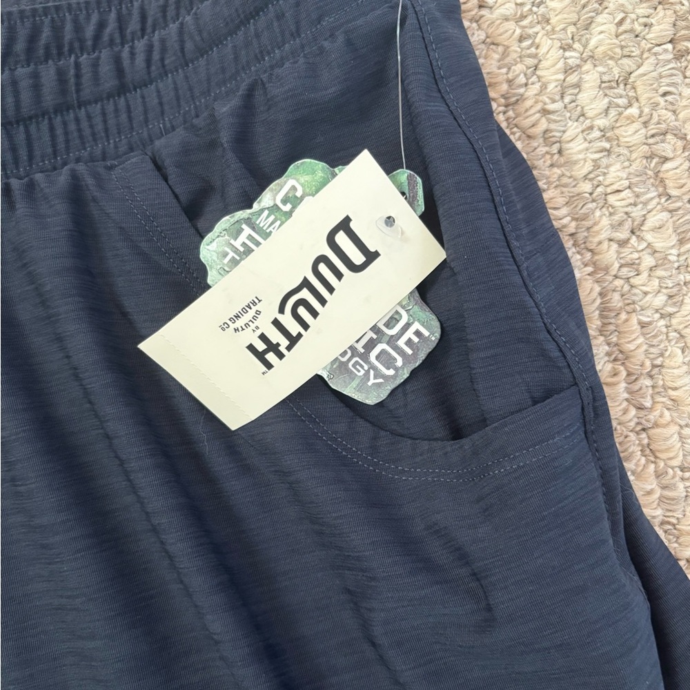 Duluth Trading Co Women's Navy Mini Skirt - Picture 2 of 4